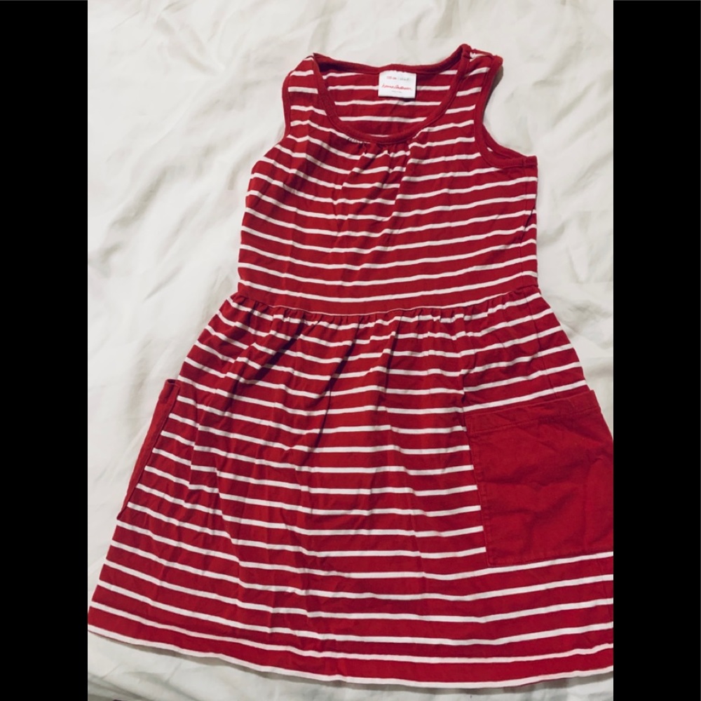 Hanna Andersson Sleeveless dress sz 120 Age 6-7